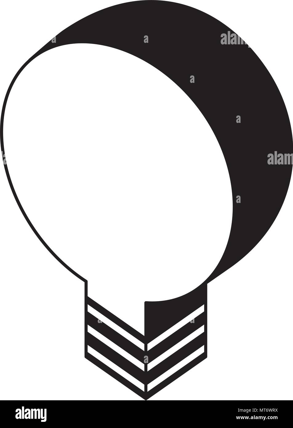 bulb light idea isometric icon vector illustration design Stock Vector ...