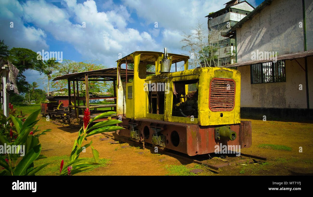 Former rum factory at Marienburg in Suriname Stock Photo Alamy