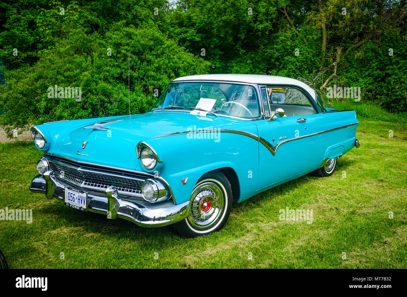 1964  Cheverolet Chevelle,Old vintage cars at antique car exhibition in Ontario,Canada Stock Photo