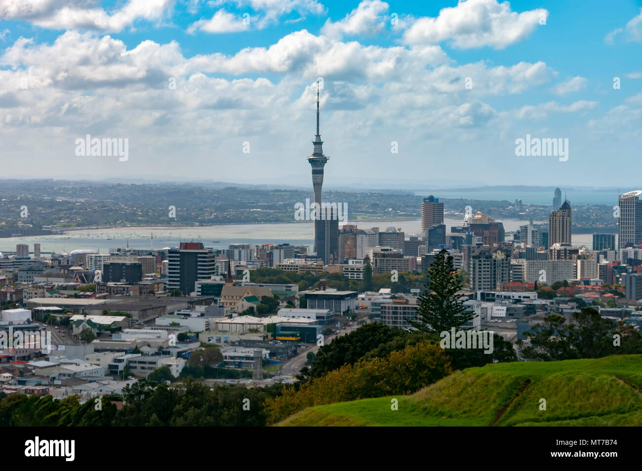 Mount Eden, Auckland, North Island, New Zealand Stock Photo