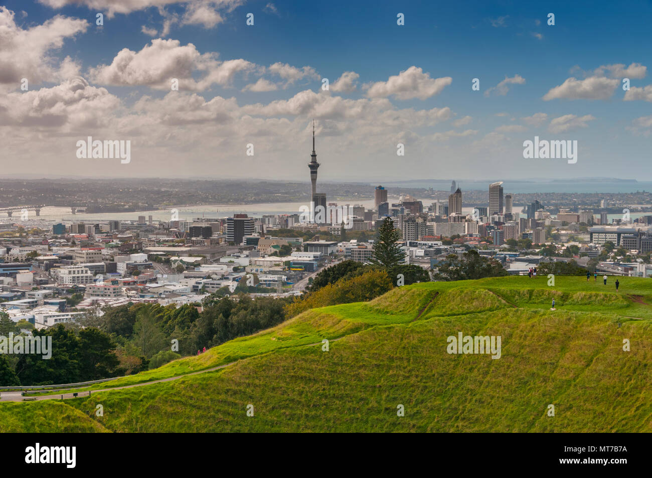 Mount Eden, Auckland, North Island, New Zealand Stock Photo