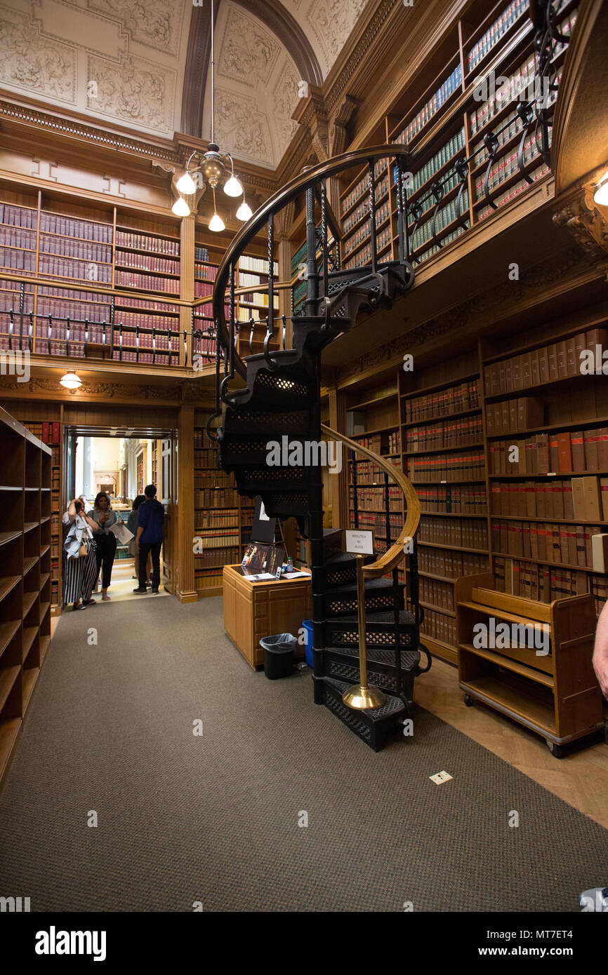 staircase inside osgoode hall library toronto canada Stock Photo - Alamy