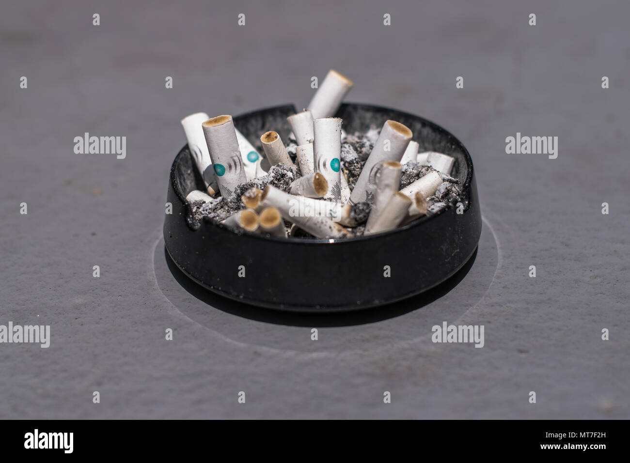 Chesterfield banned cigarettes menthol flavor because of addiction questions related to the cigarette flavor and dependence. Stock Photo