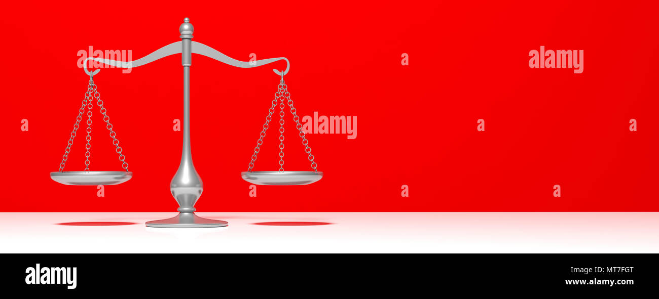 law or weight measurement concept scales balance on red wall weight and measurment