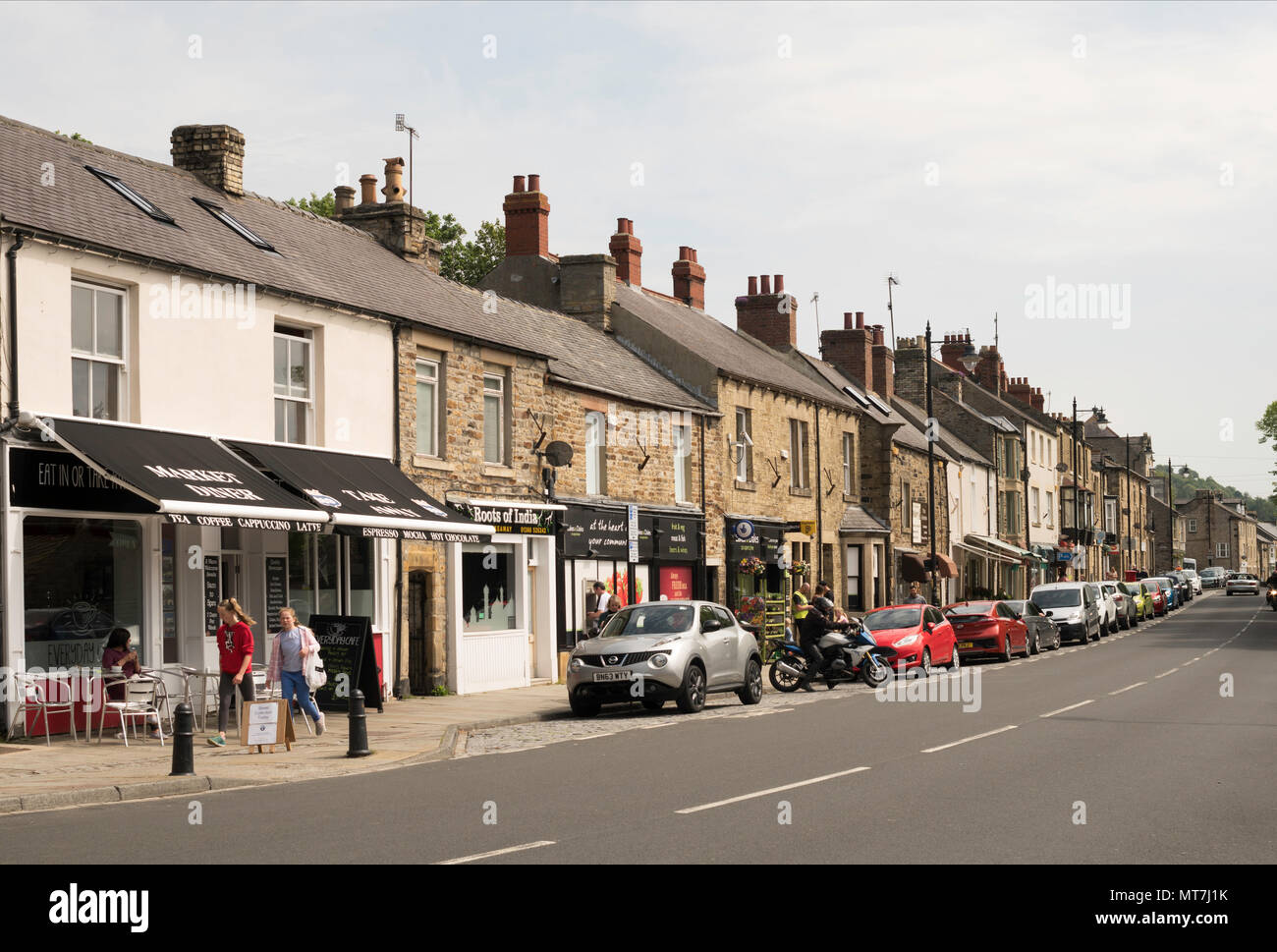 Front Street, Stanhope, Co. Durham, England, UK Stock Photo Alamy