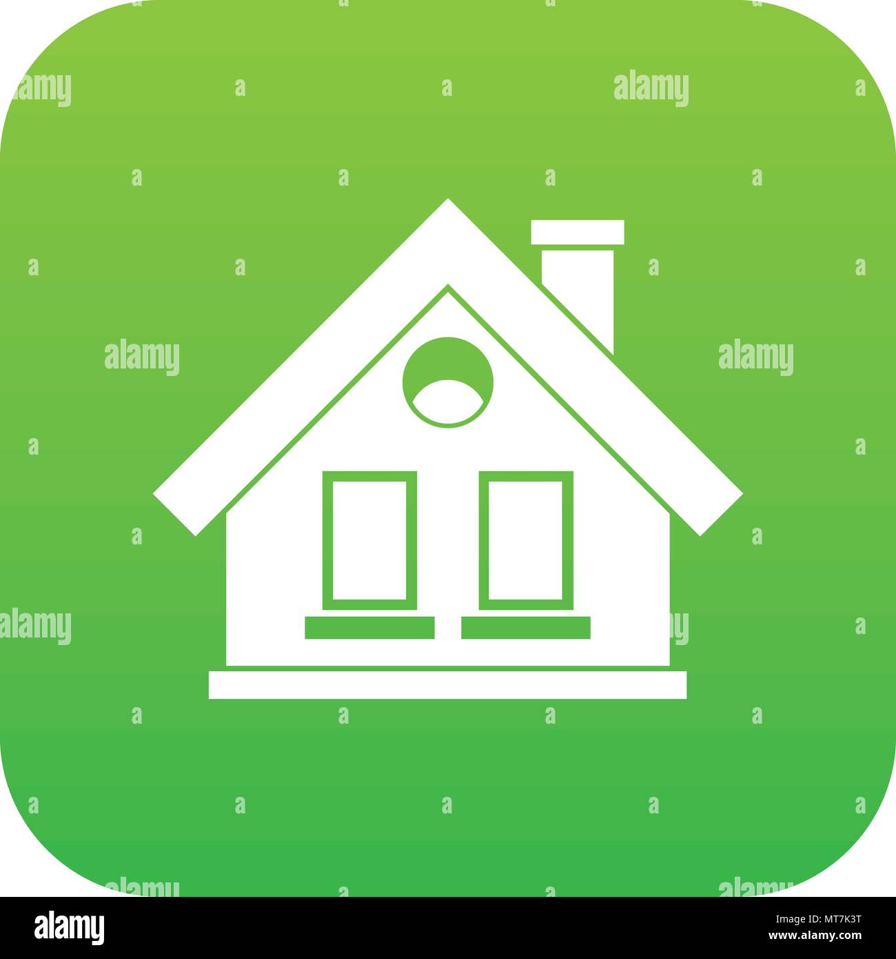 House icon digital green Stock Vector Image & Art - Alamy