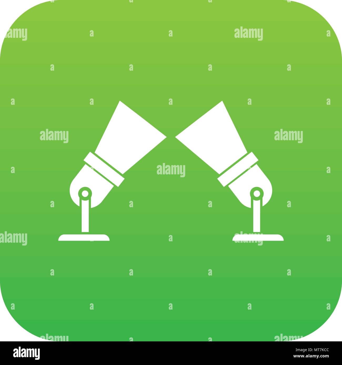 Illuminated by floodlights Stock Vector Images - Alamy