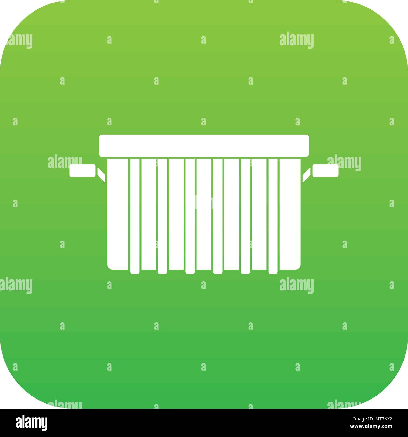 Garbage tank icon digital green Stock Vector Image & Art - Alamy
