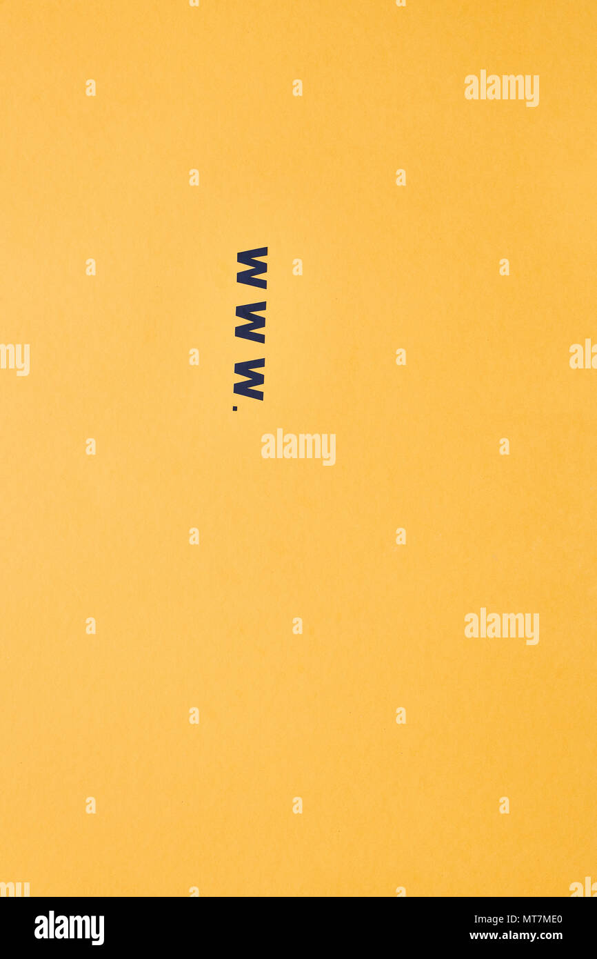 Yellow Internet Background Stock Photo