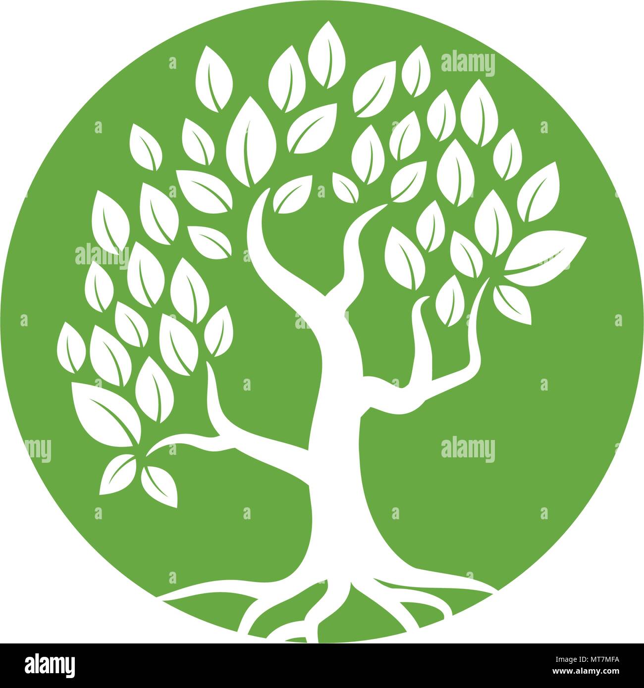 Logos of green Tree leaf ecology nature element vector Stock Vector ...