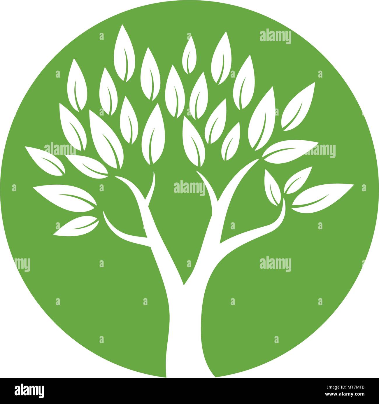 Logos of green Tree leaf ecology nature element vector Stock Vector ...