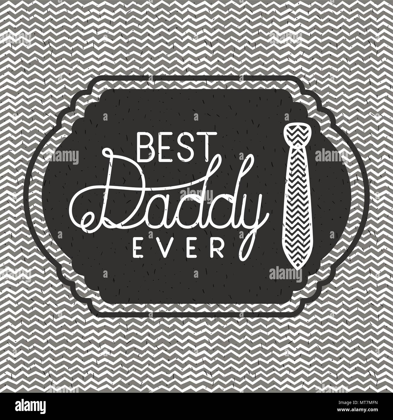 happy fathers day card with elegant neck tie Stock Vector Image & Art ...