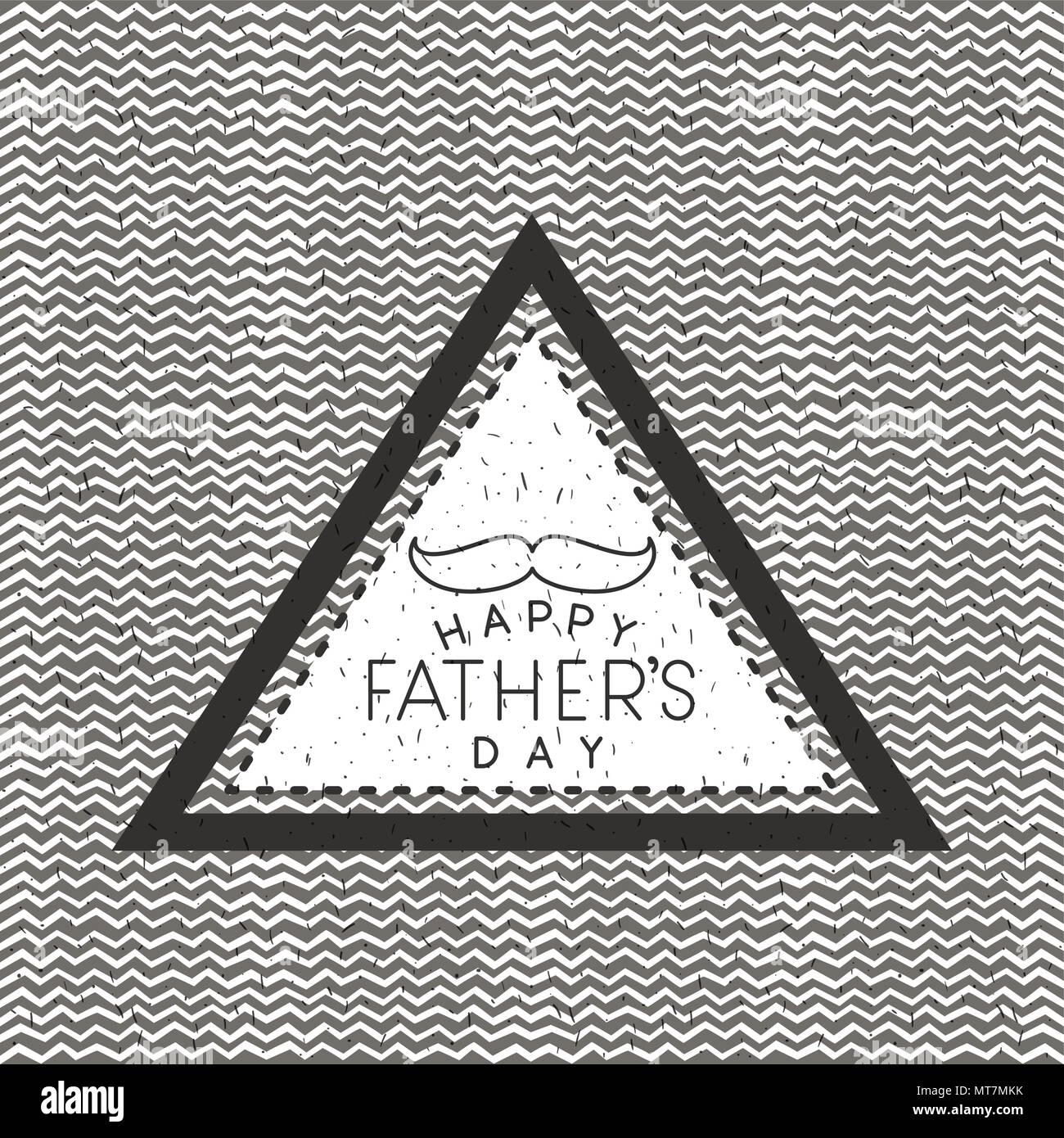 happy fathers day card with mustache Stock Vector Image & Art - Alamy