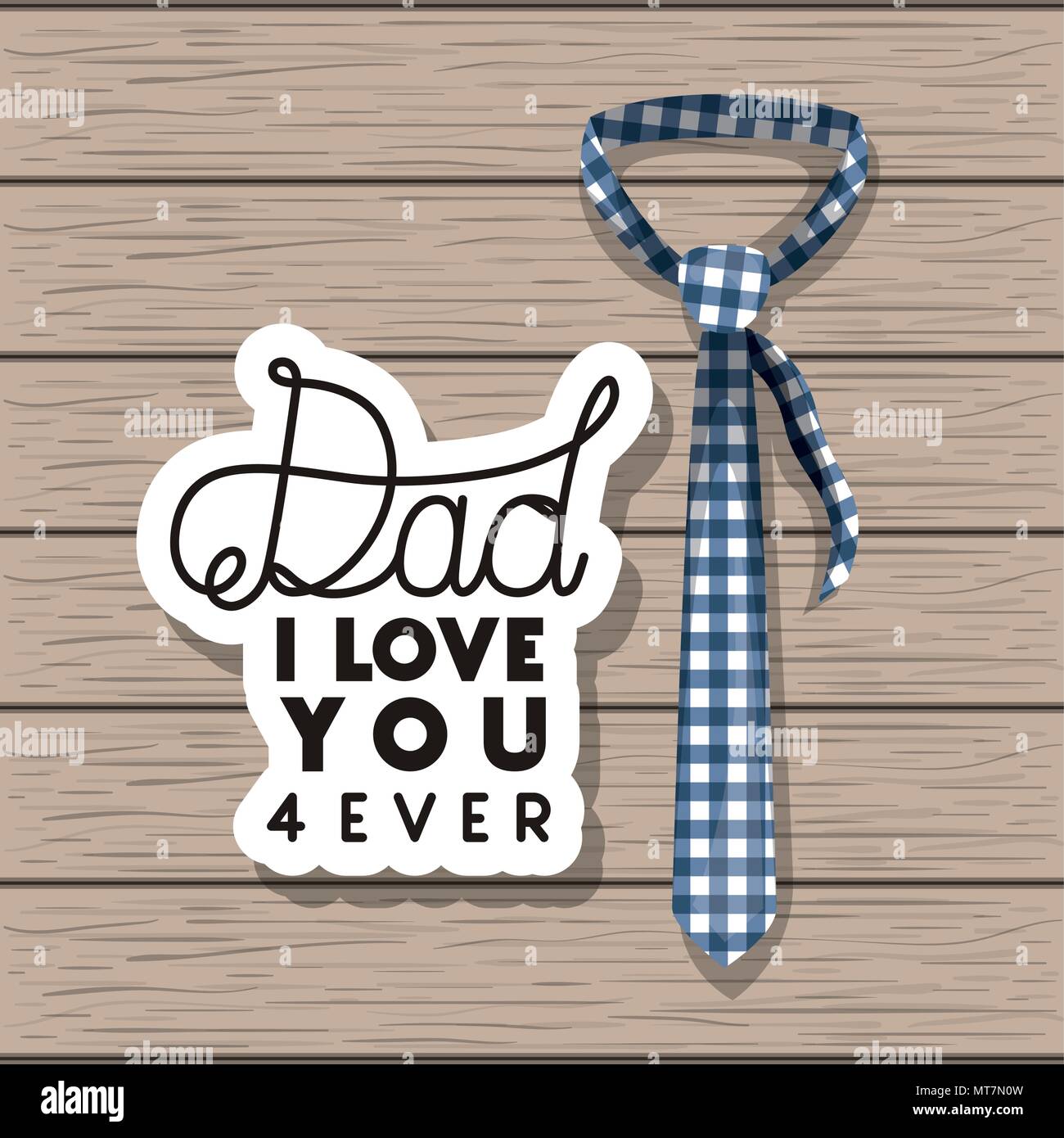 happy fathers day card with elegant tie Stock Vector Image & Art - Alamy