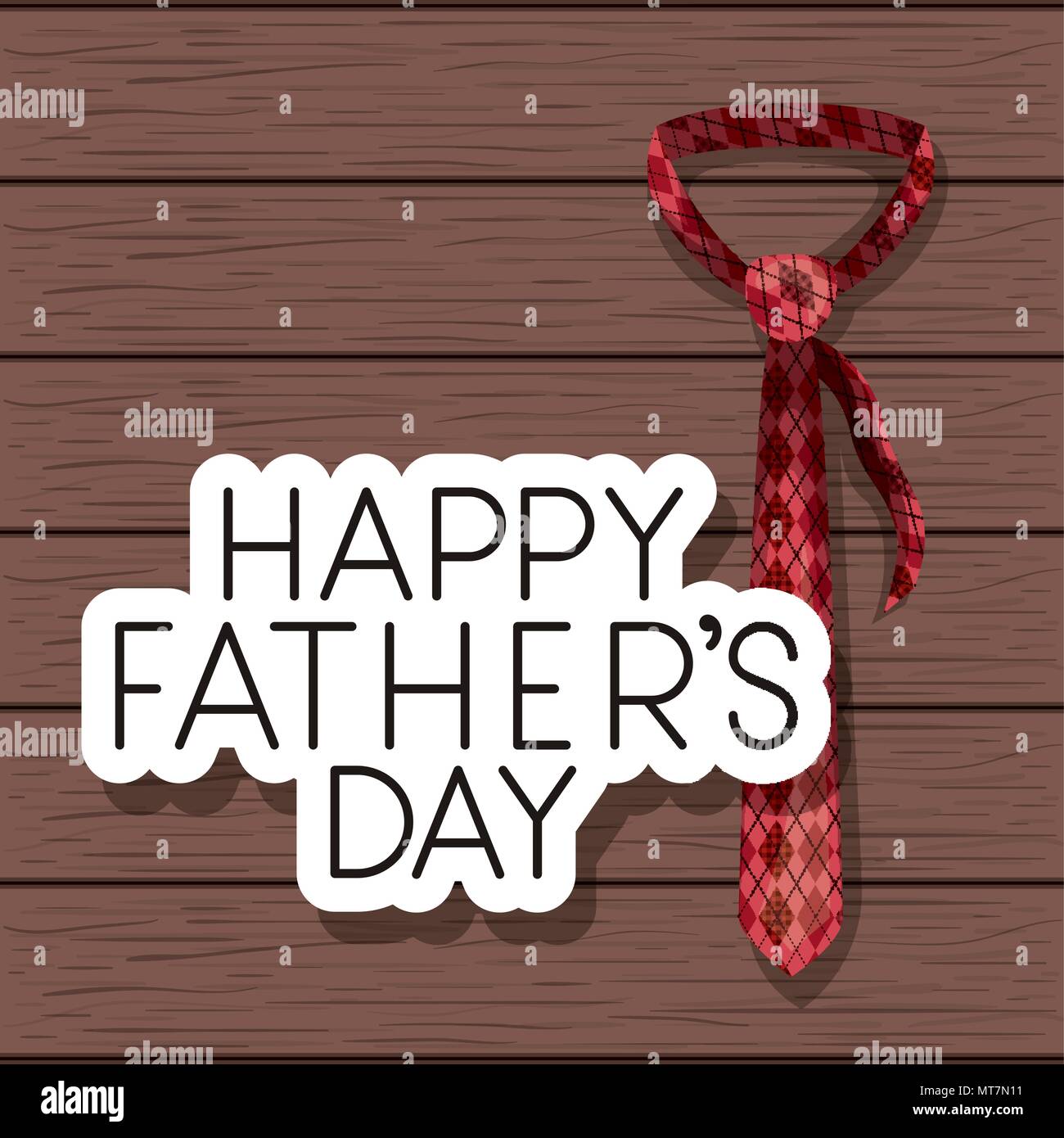 happy fathers day card with elegant tie Stock Vector Image & Art - Alamy