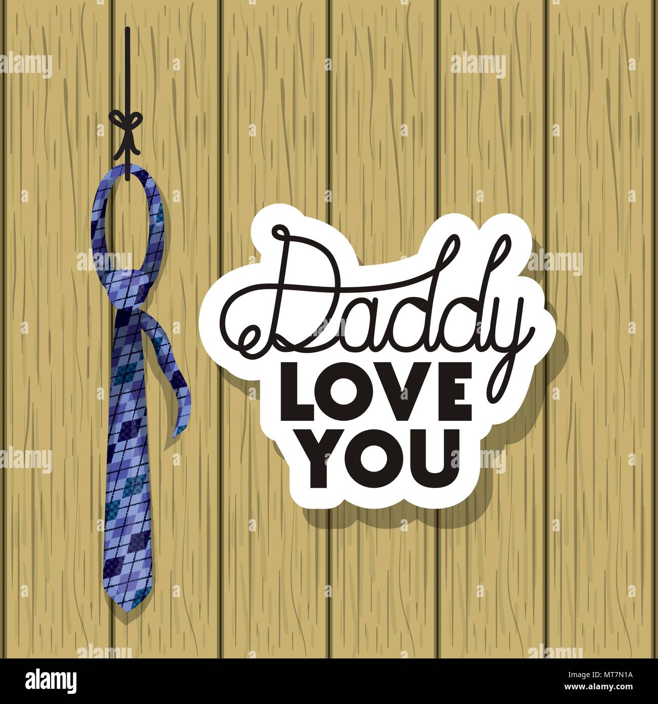 happy fathers day card with elegant tie Stock Vector Image & Art - Alamy