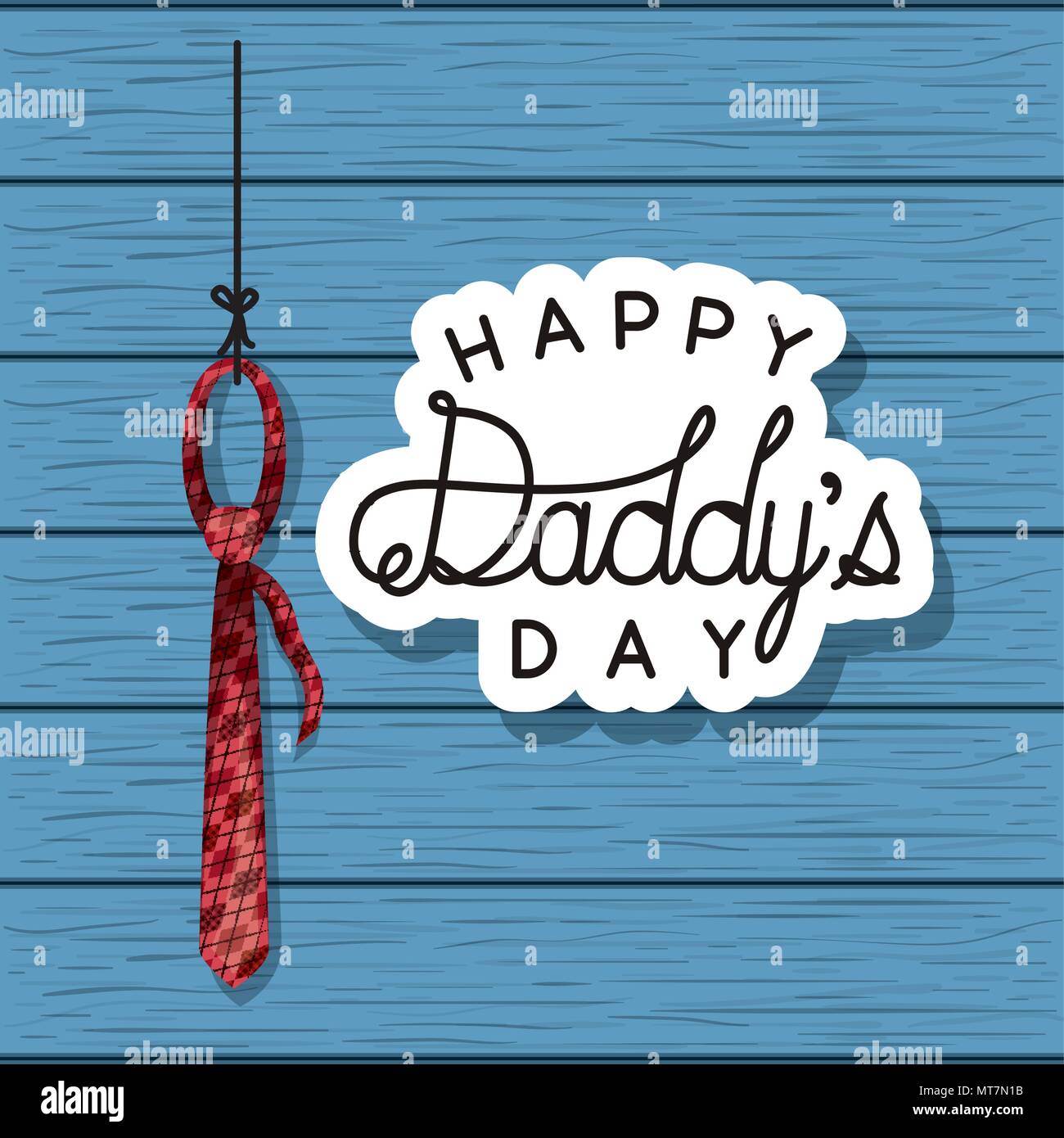 happy fathers day card with elegant tie Stock Vector Image & Art - Alamy