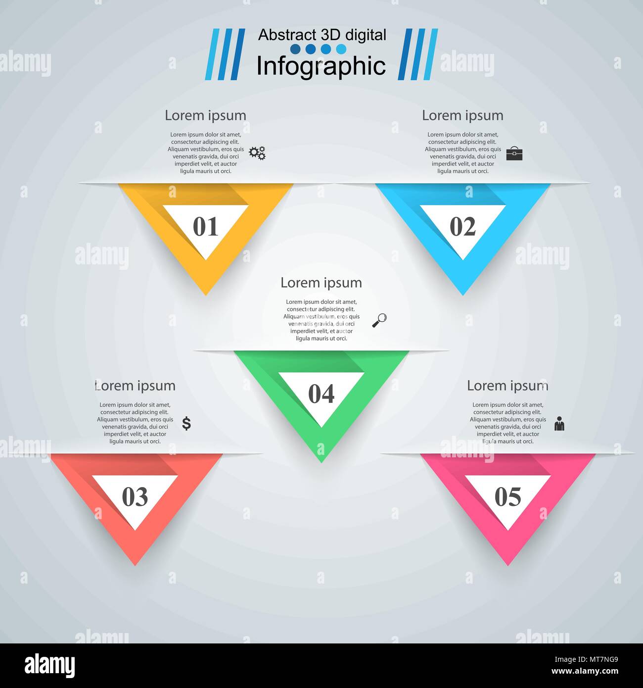 Origami Inforgraphics Business Infographics origami style Vector illustration Stock Vector ...