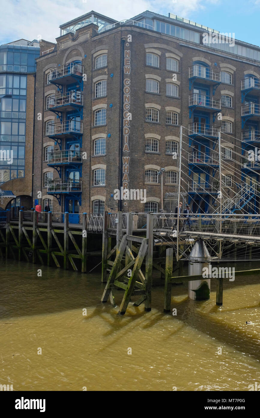 New Concordia Wharf former warehouse now luxury residential
