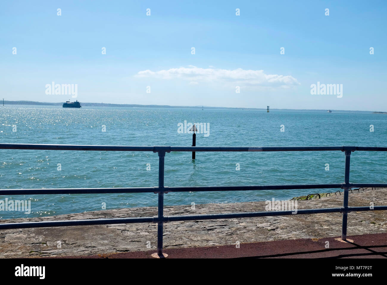 Clarence Esplanade at Southsea Seafront, Portsmouth, Hampshire, UK Stock Photo