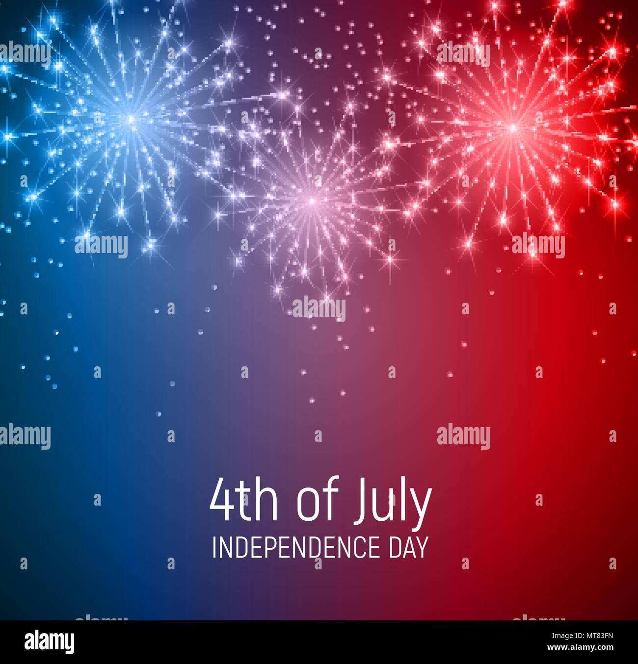Fourth of July, Independence day of the United States. Happy Birthday