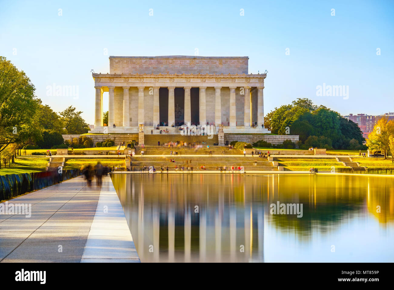 Lincoln memorial in Washington DC Stock Photo Alamy