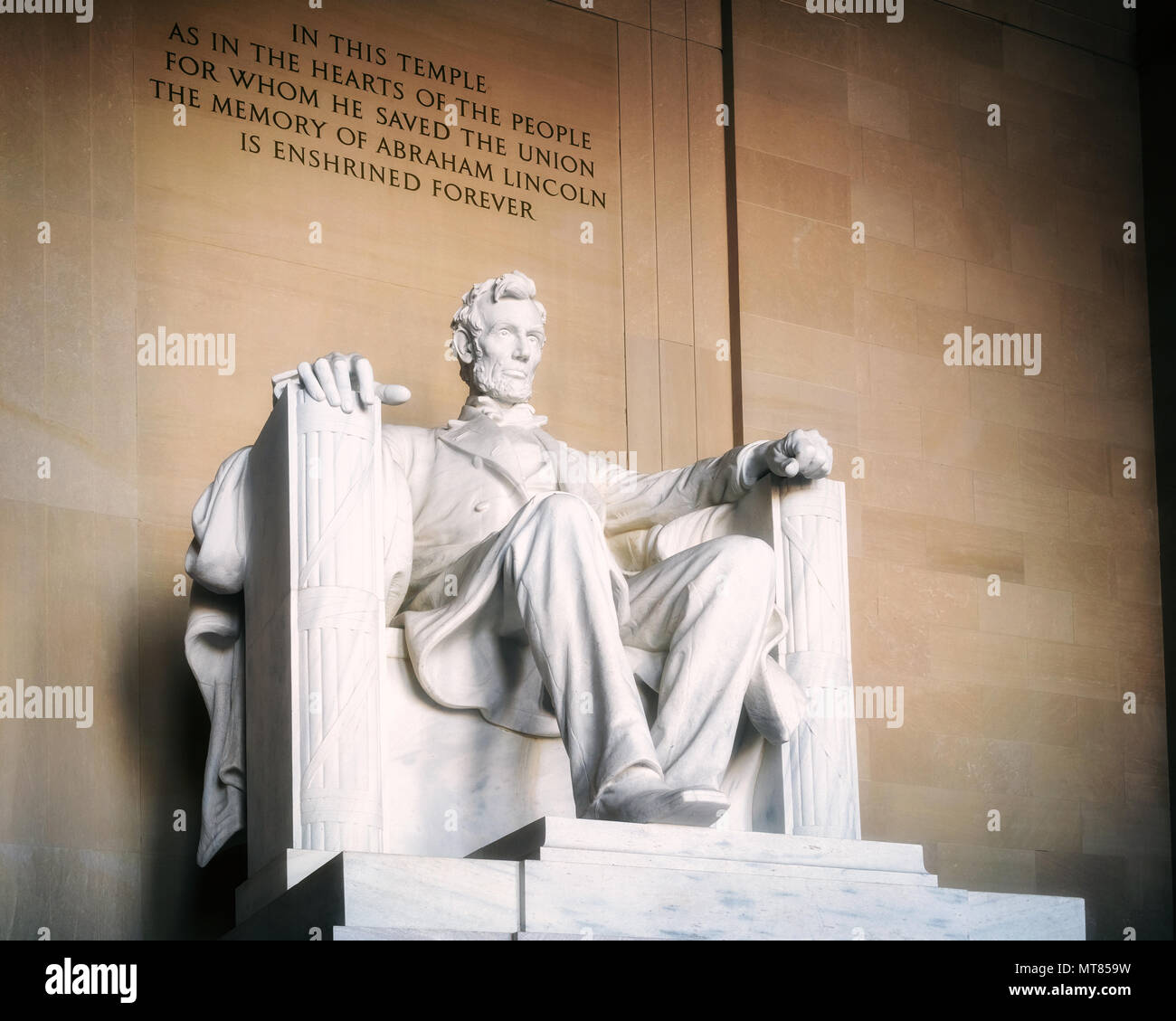 Statue of Abraham Lincoln Stock Photo