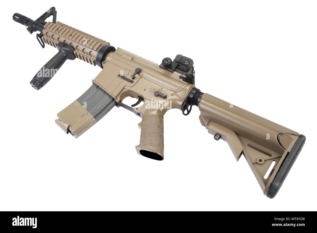 Special Forces Carbine Isolated On A White Background Stock Photo Alamy