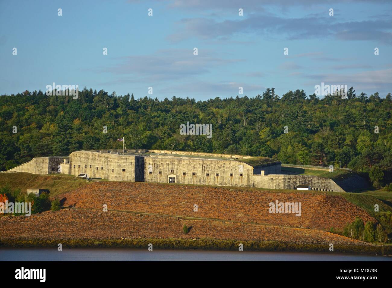 Fort Knox State Historic Site, located on the western bank of the Penobscot River in the town of