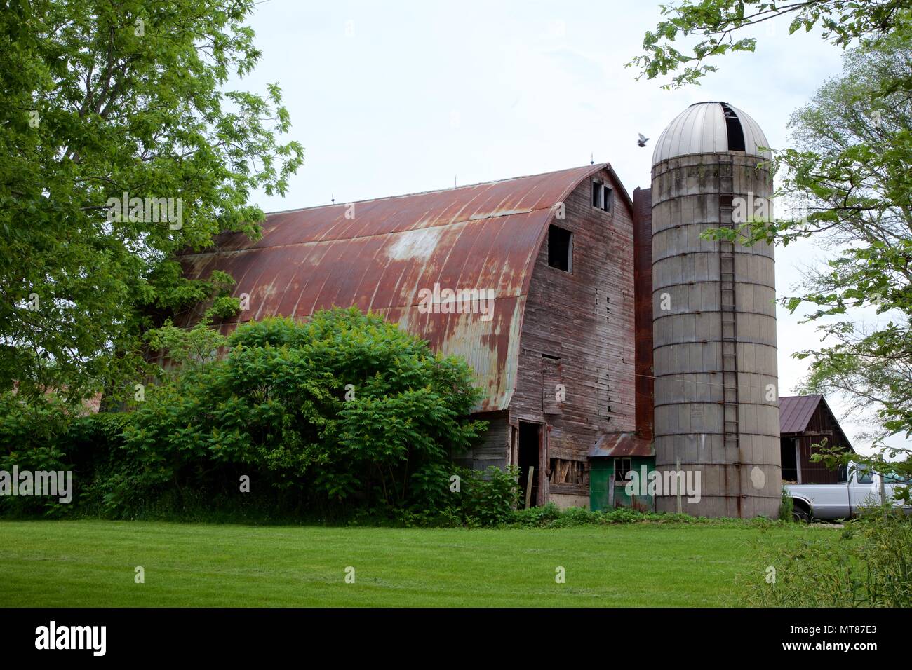 Iconic rural scenes of Midwest USA farm landscapes Stock Photo Alamy