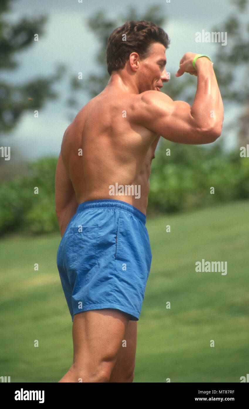 Actor Jean-Claude Van Damme attends 'Mauani Lani Celebrity Sports  Invitational' on May 20, 1991 at