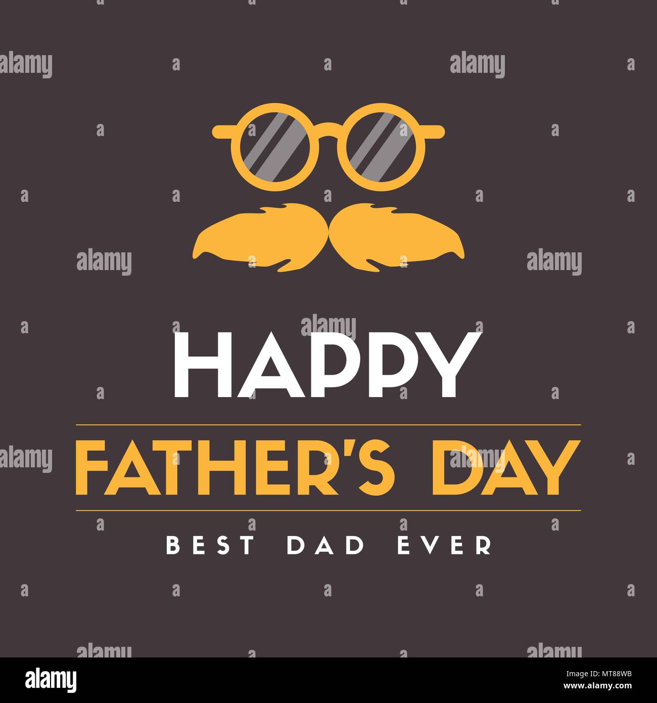 Father day eyeglasses design greeting card Stock Vector Image & Art - Alamy