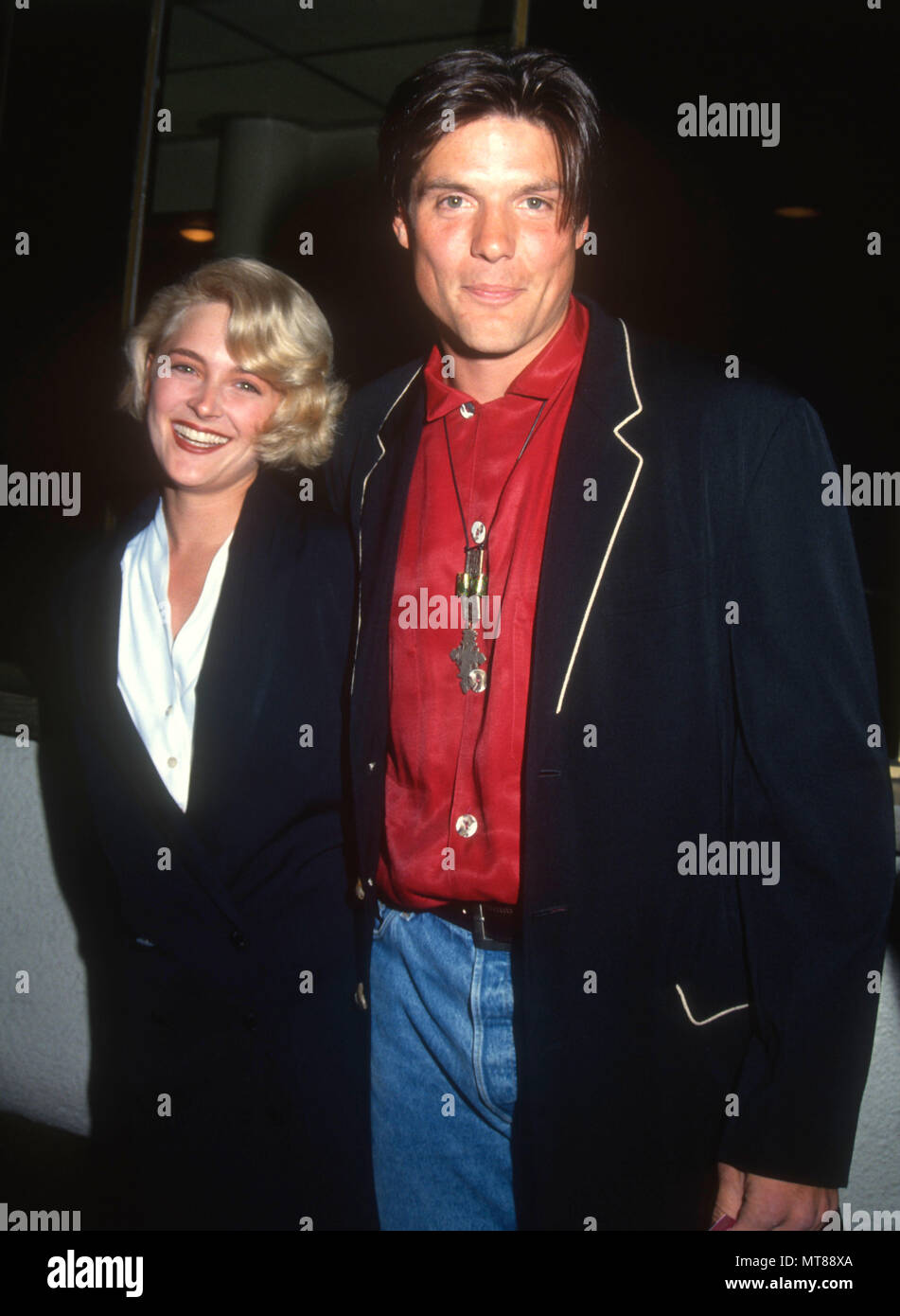 LOS ANGELES, CA MAY 23 Actor Paul Johansson (R) and guest attend the