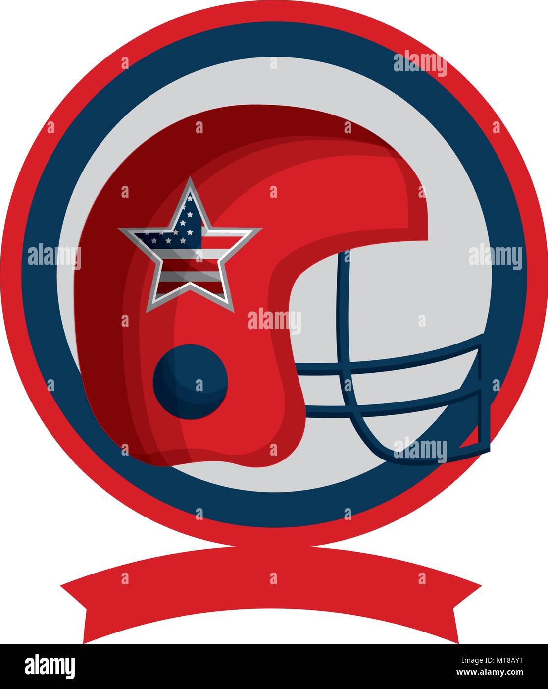 american football helmet with USA flag Stock Vector Image & Art - Alamy