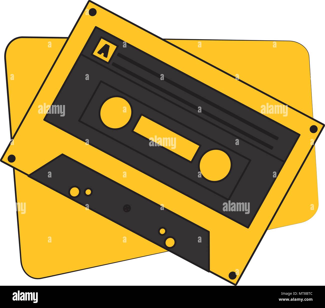 cassette audio music vintage image Stock Vector Image & Art - Alamy