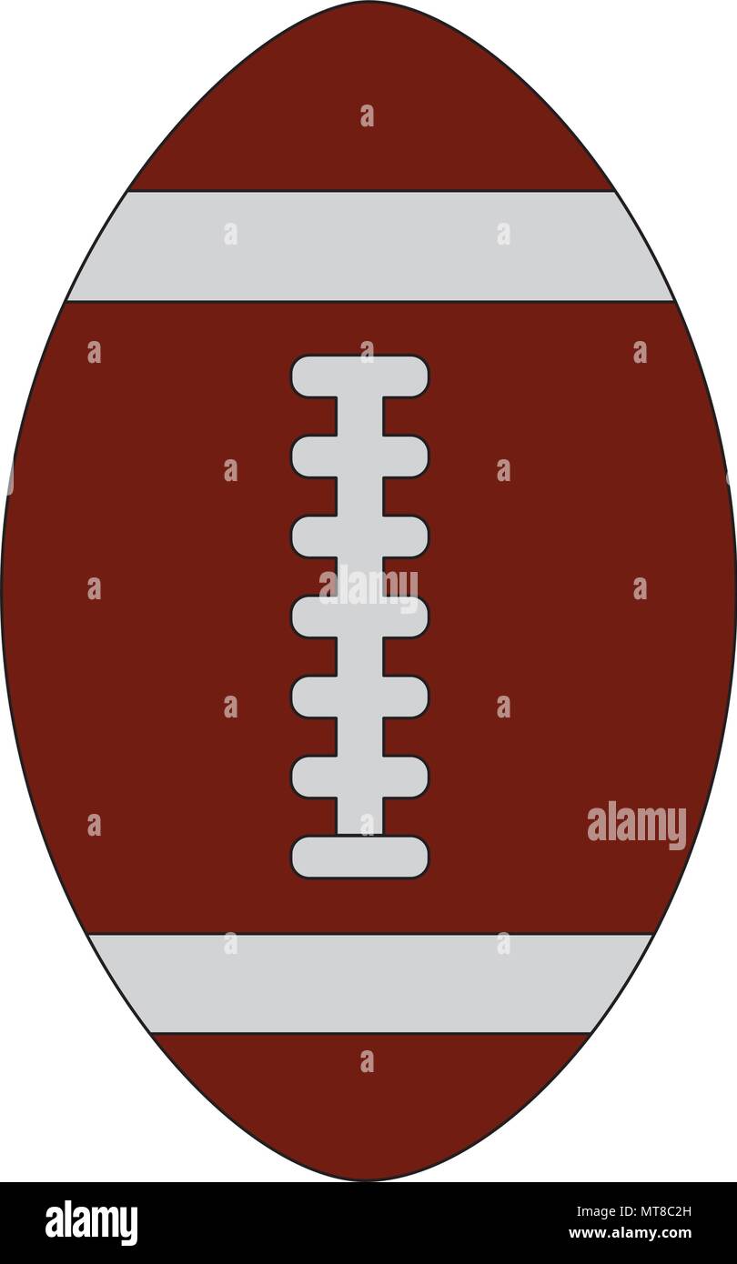 american football ball equipment sport Stock Vector Image & Art Alamy