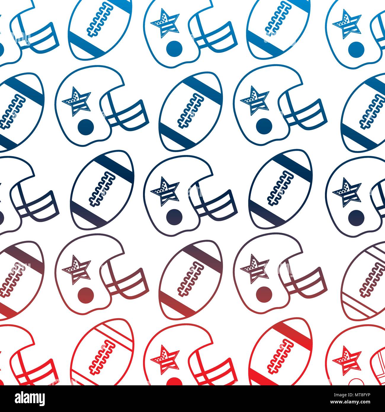 American Football Helmet And Ball Decoration Background Stock Vector Image Art Alamy American Football Dekoration