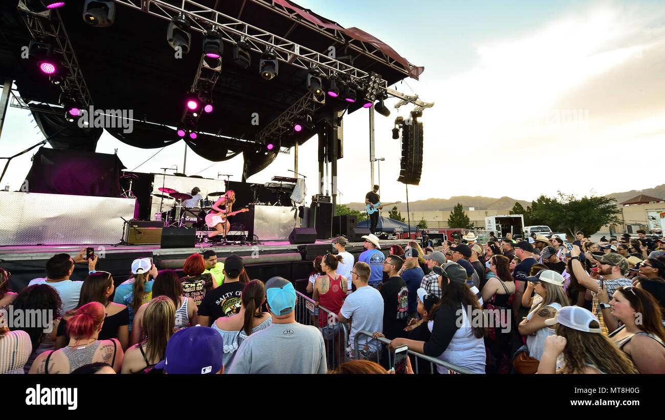 BaseFEST Performing Artist Lindsay Ell On Stage At Ft Bliss Texas On 