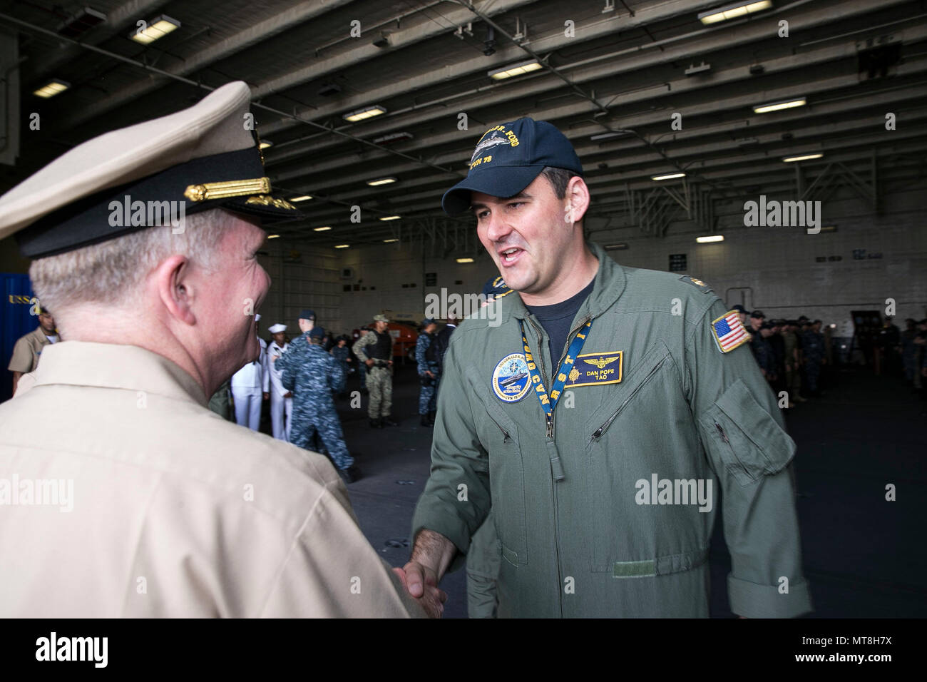 NORFOLK, Va. (May 14, 2018) Lt. Cmdr. Dan Pope, from Havelock, North