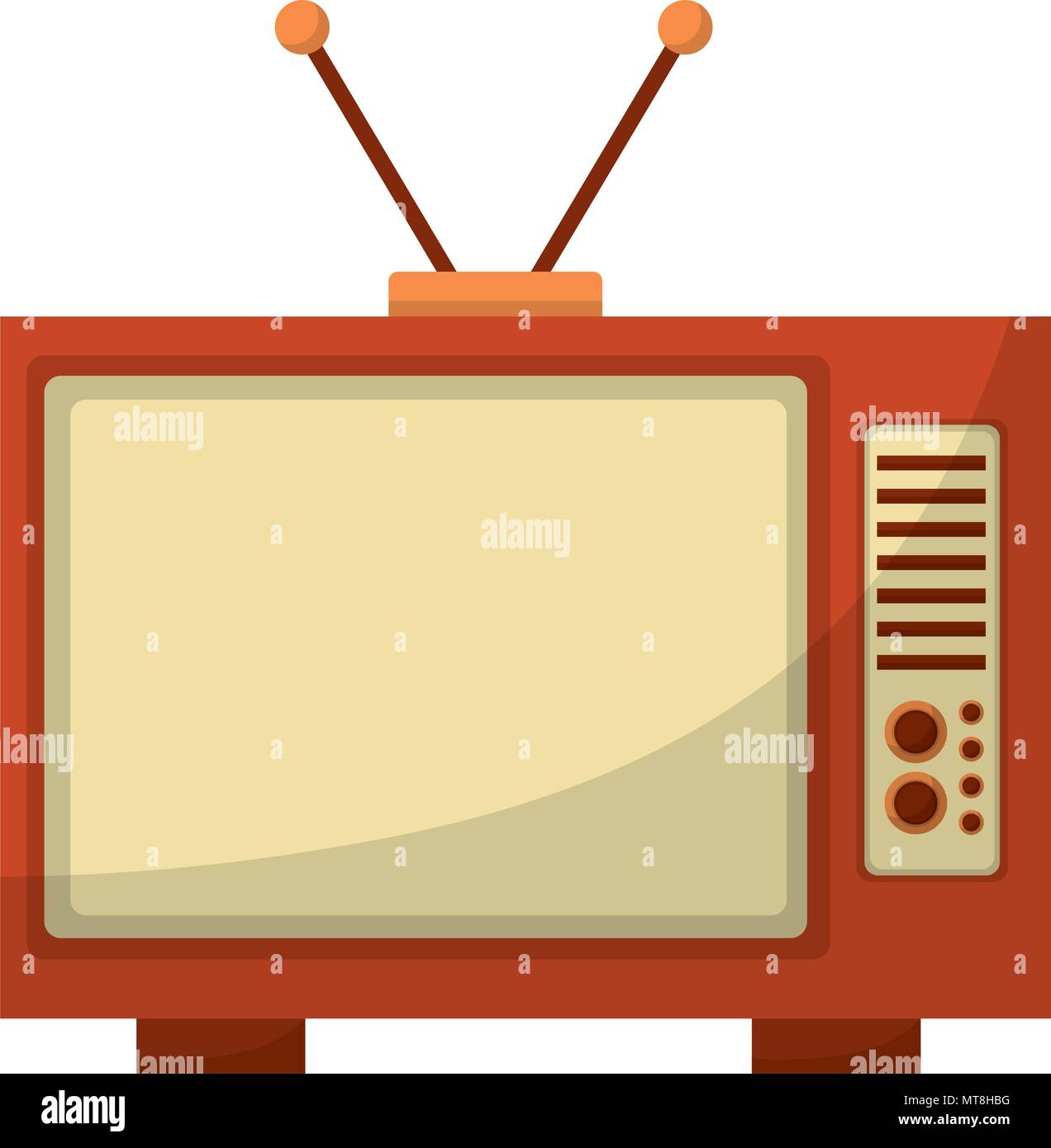 tv old retro style Stock Vector Image & Art - Alamy