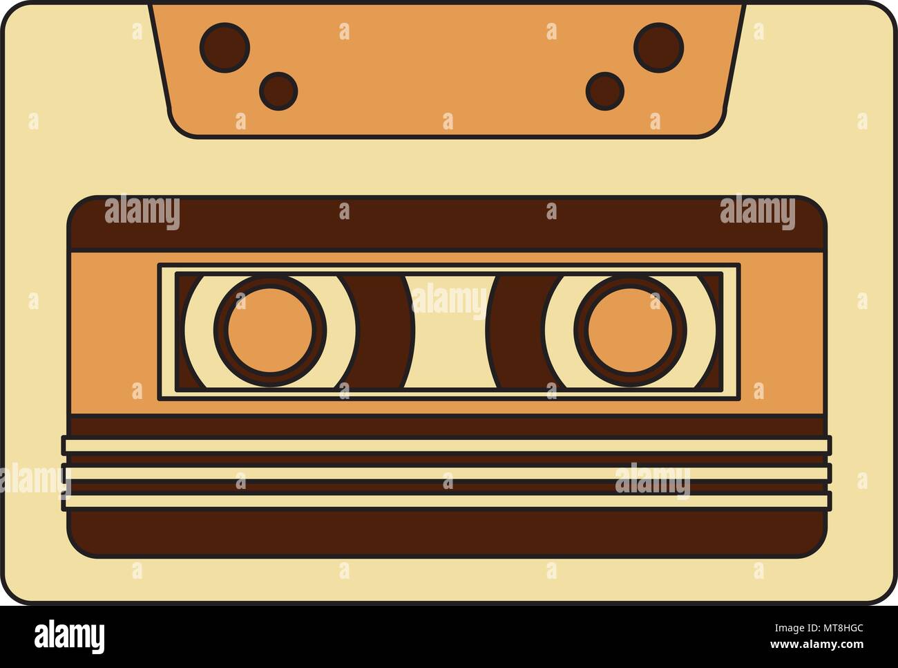 cassette music retro style Stock Vector Image & Art - Alamy