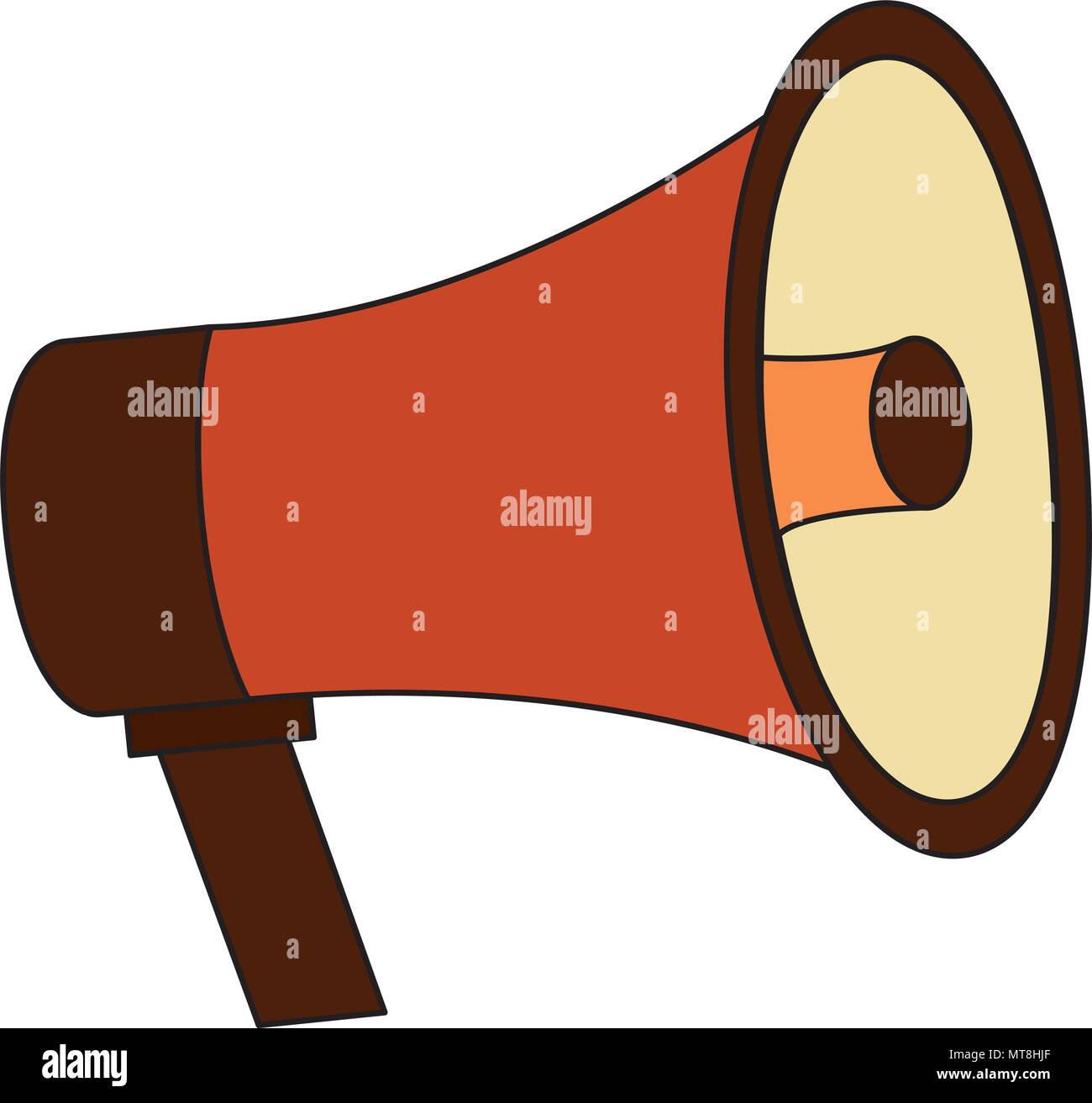 megaphone sound retro style Stock Vector Image & Art Alamy