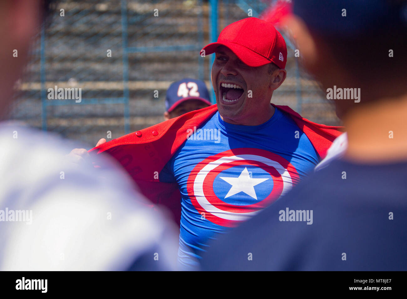 captain america baseball jersey