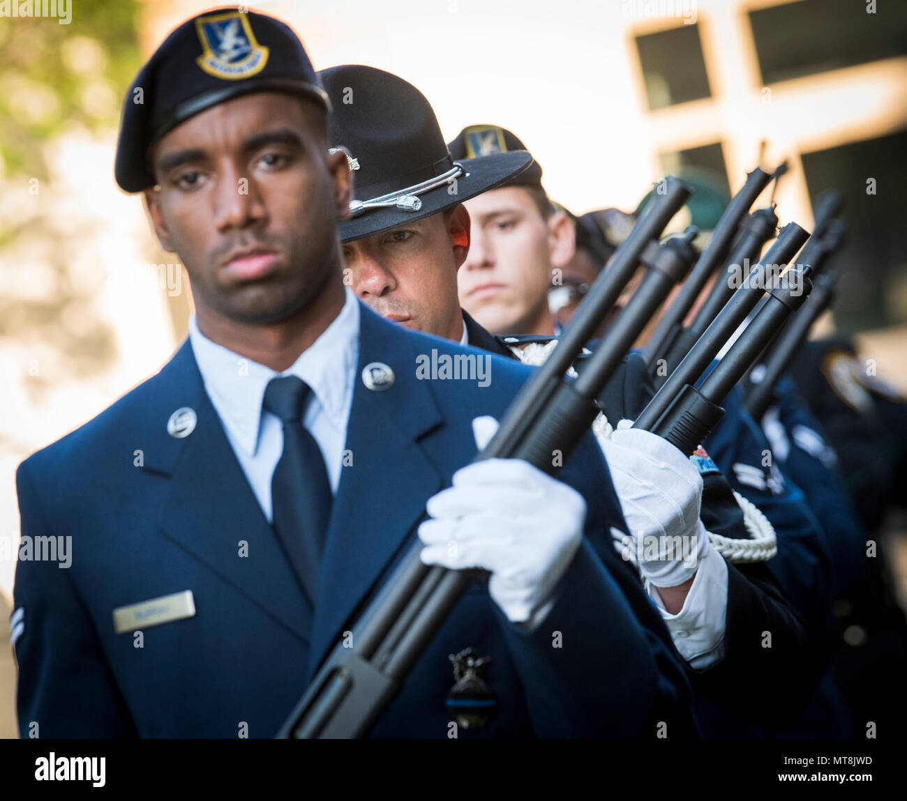 Air Force Security Forces Airmen and the Fort Walton Beach Police