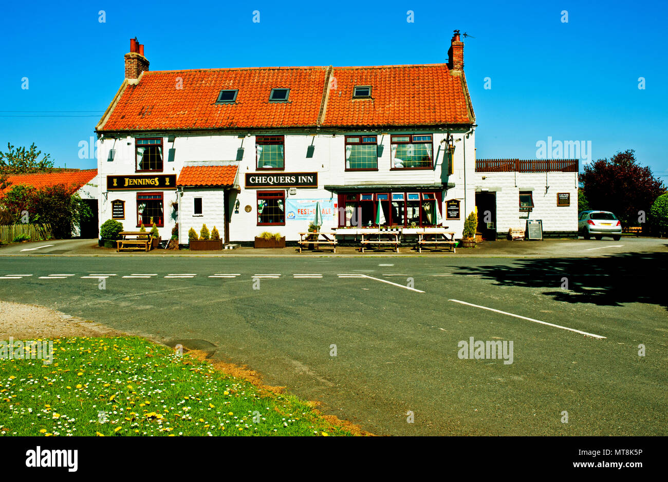 The Chequers Inn, Dalton, North Yorkshire, England Stock Photo Alamy