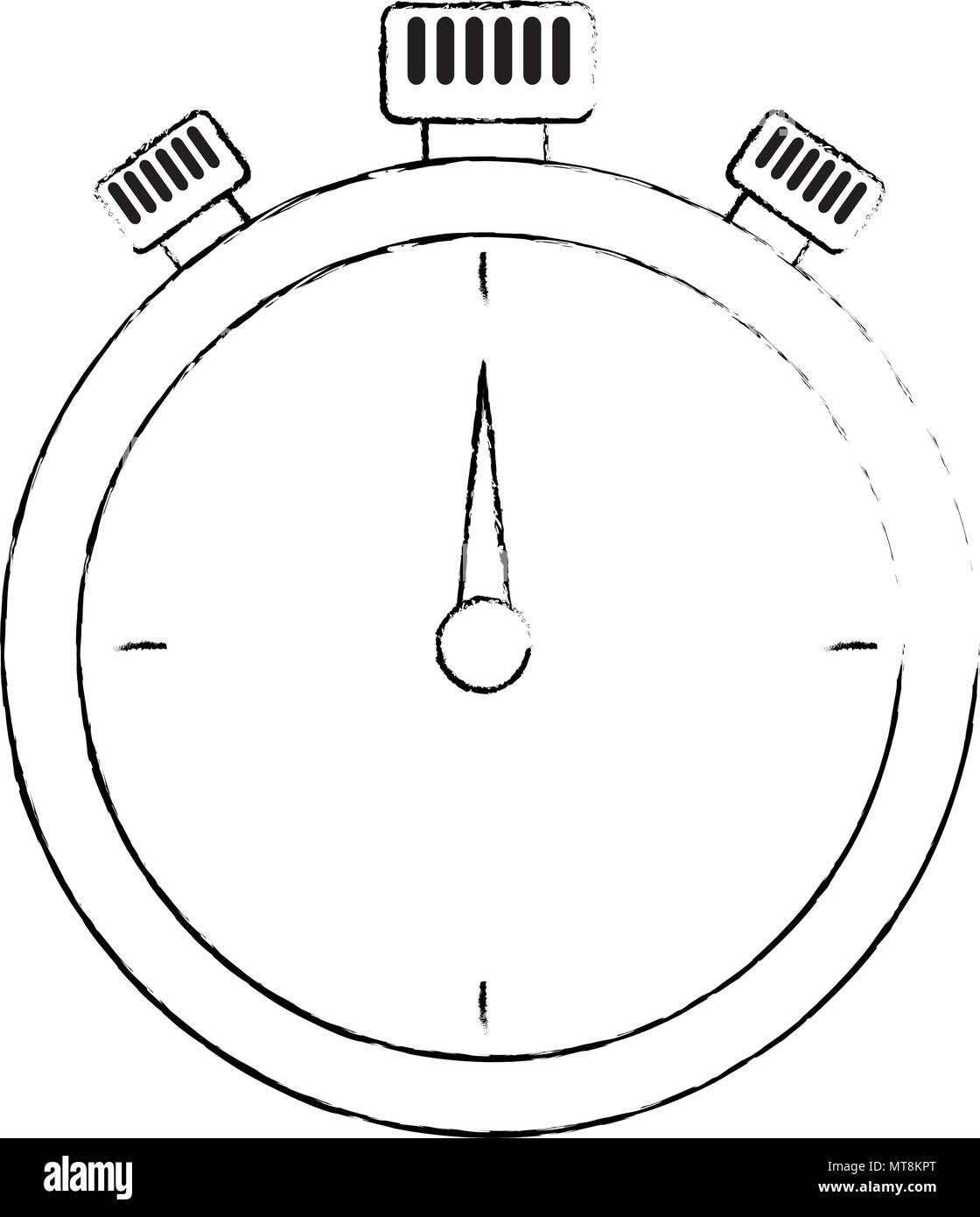 chronometer time clock isolated icon Stock Vector Image & Art - Alamy