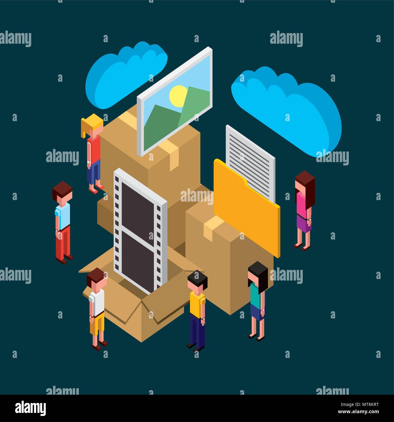 people working creative process Stock Vector Image & Art - Alamy