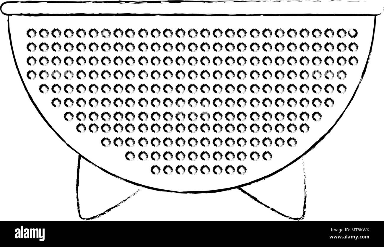 kitchen colander metal icon Stock Vector Image & Art - Alamy