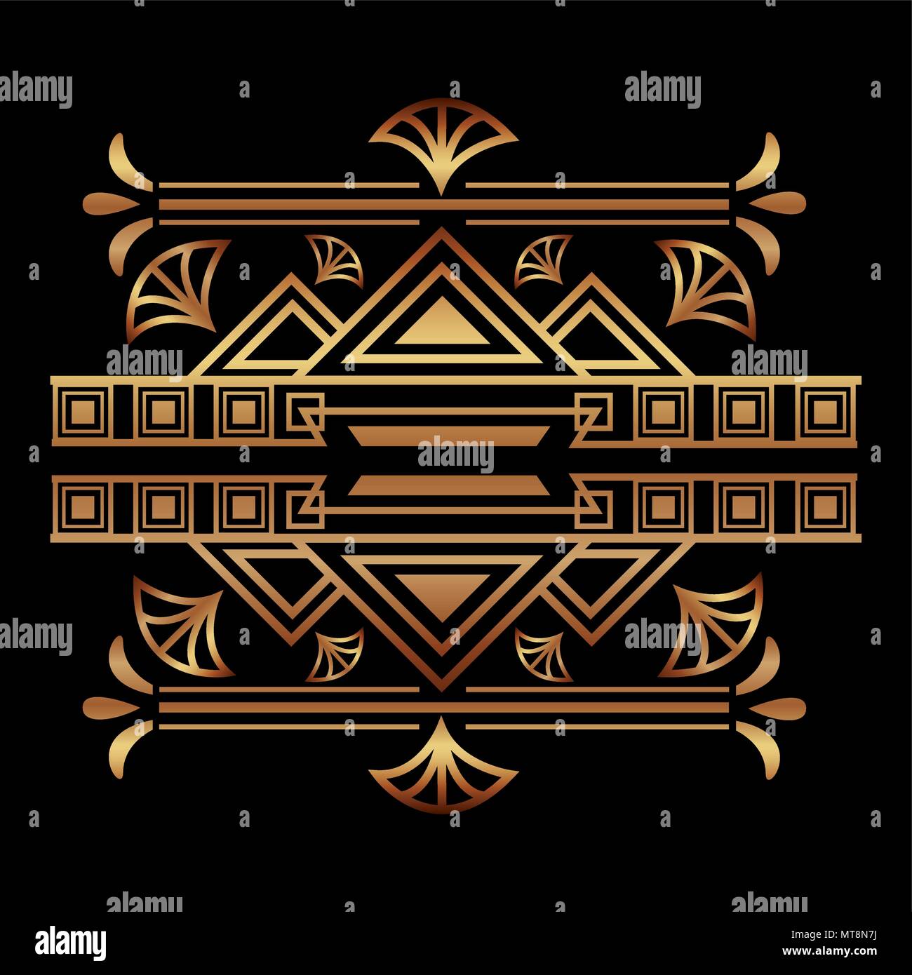 art deco frames and borders Stock Vector Image & Art Alamy