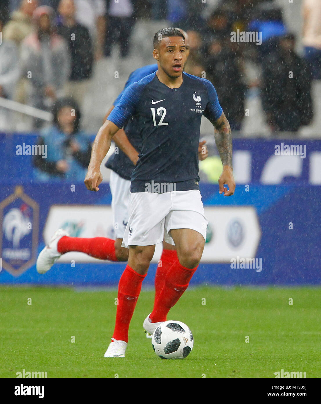 Stade de France, Paris, France. 28th May, 2018. International football  friendly, France versus Republic of Ireland; Corentin Tolisso on the ball  for France Credit: Action Plus Sports/Alamy Live News Stock Photo -